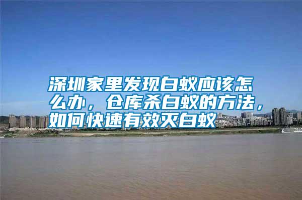 深圳家里發現白蟻應該怎么辦，倉庫殺白蟻的方法，如何快速有效滅白蟻