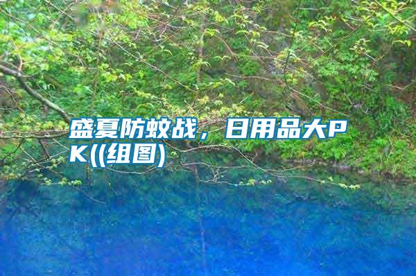 盛夏防蚊戰，日用品大PK((組圖)