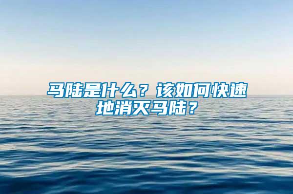 馬陸是什么？該如何快速地消滅馬陸？