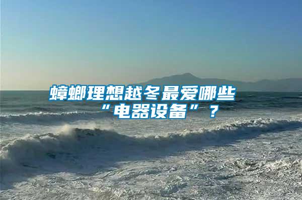 蟑螂理想越冬最愛哪些“電器設備”？