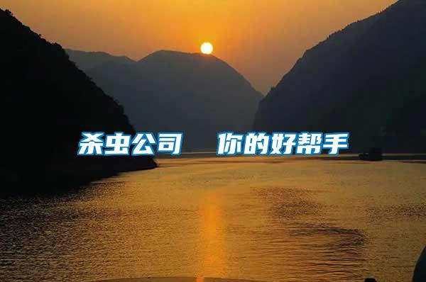 殺蟲公司 你的好幫手