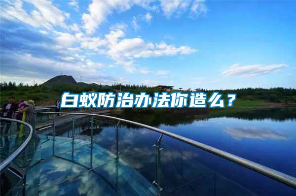 白蟻防治辦法你造么?