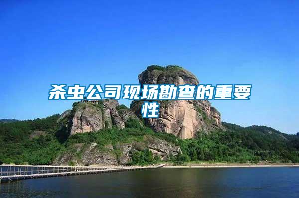 殺蟲(chóng)公司現(xiàn)場(chǎng)勘查的重要性